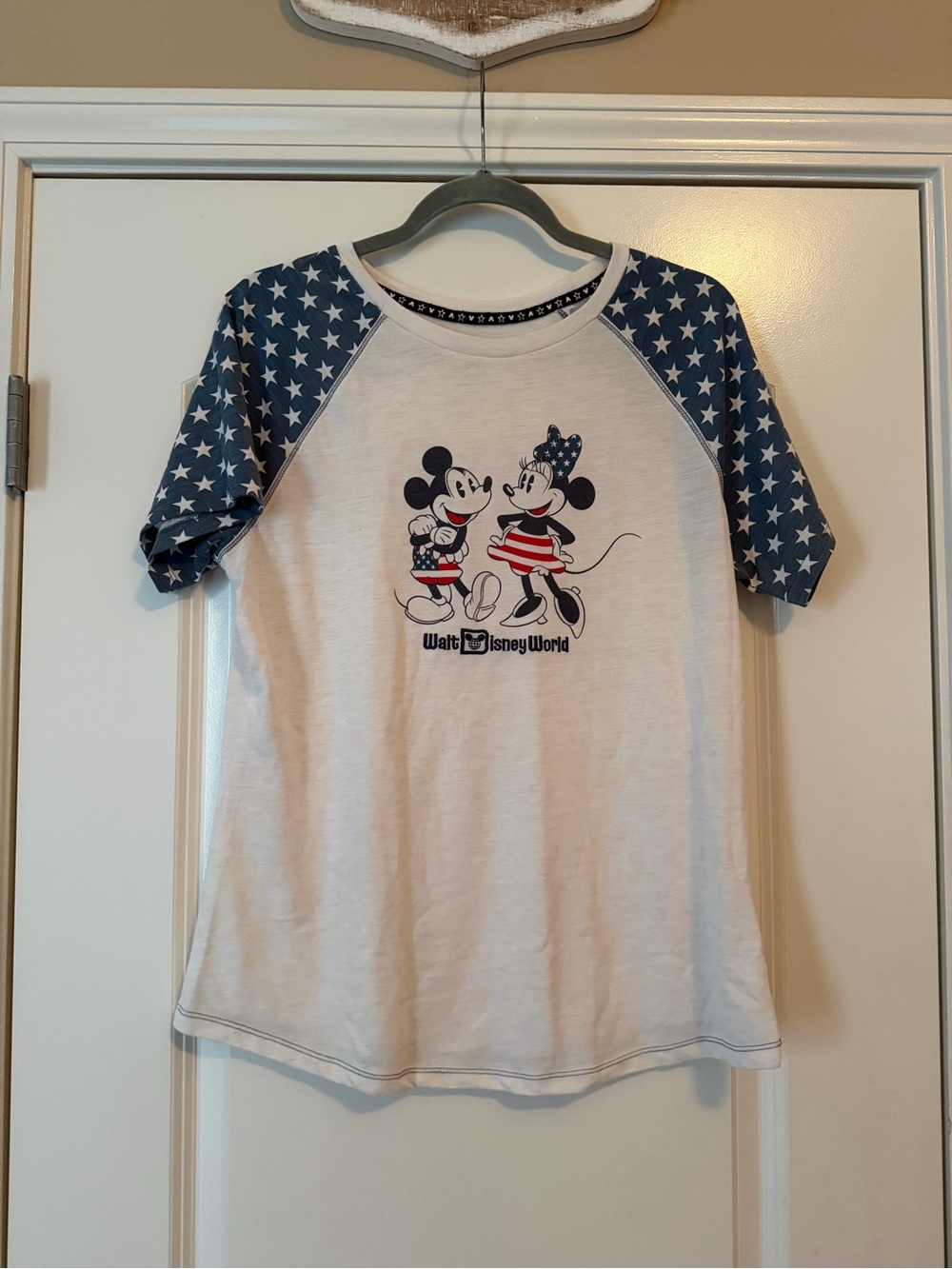 WDW Patriotic Stars Raglan Tee
